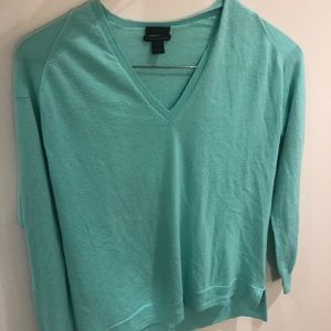 J. Crew V-neck boyfriend sweater-everyday cashmere